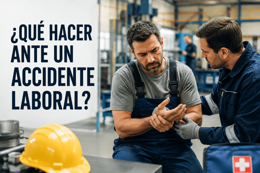 Qué hacer ante un accidente laboral