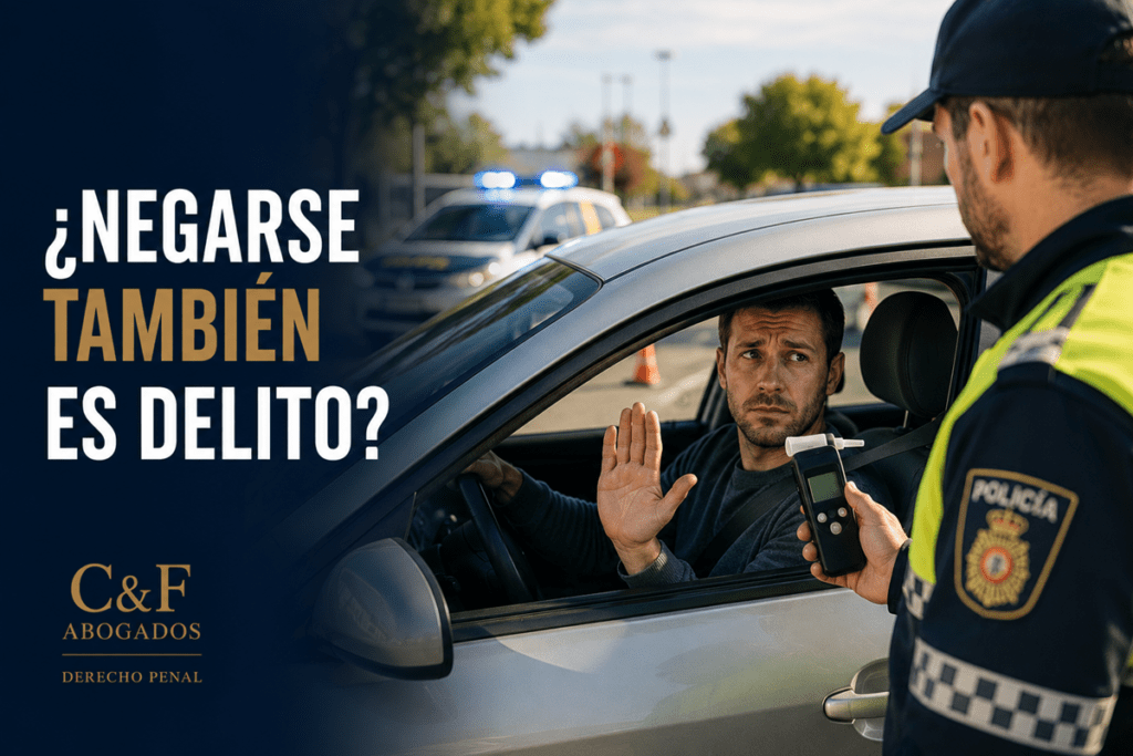 Conductor requerido para realizar una prueba de alcoholemia durante un control policial