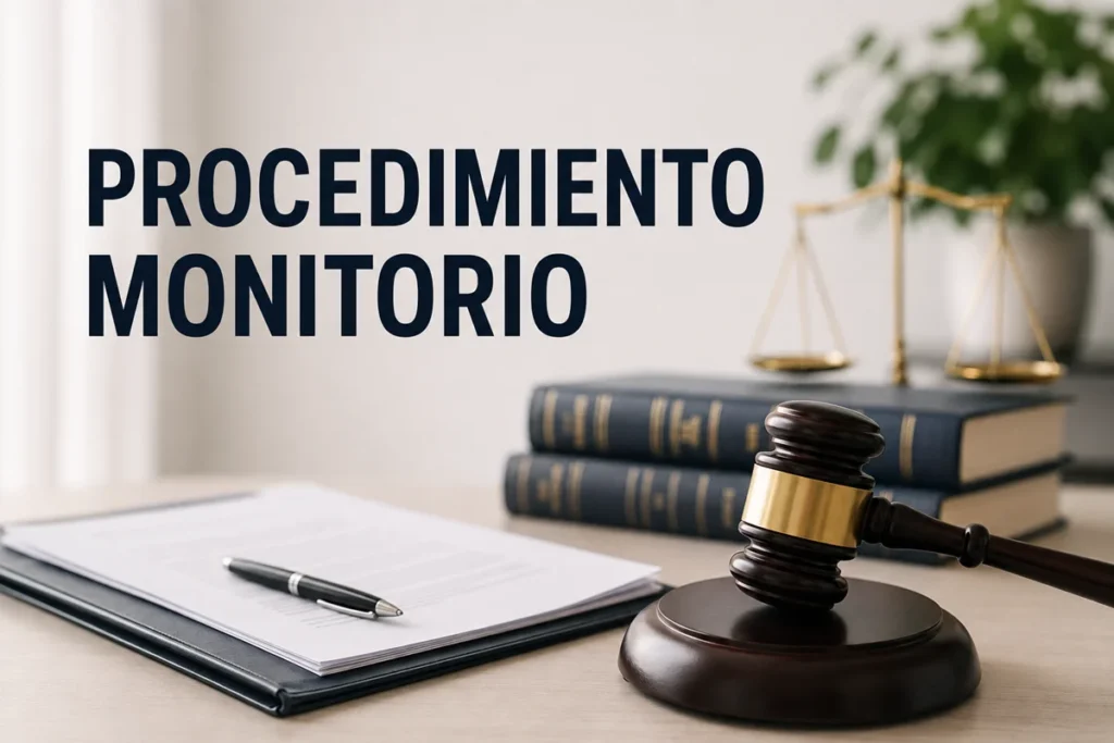 Procedimiento monitorio para reclamar una deuda