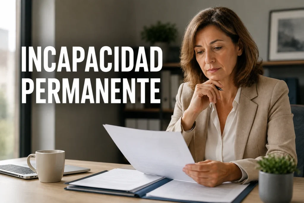 Incapacidad permanente: tipos y requisitos