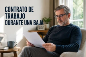 Contrato de trabajo durante una baja médica