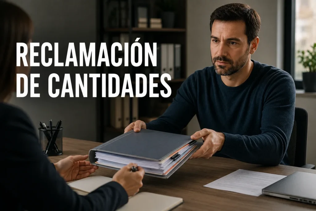 Reclamación de cantidades frente a la empresa