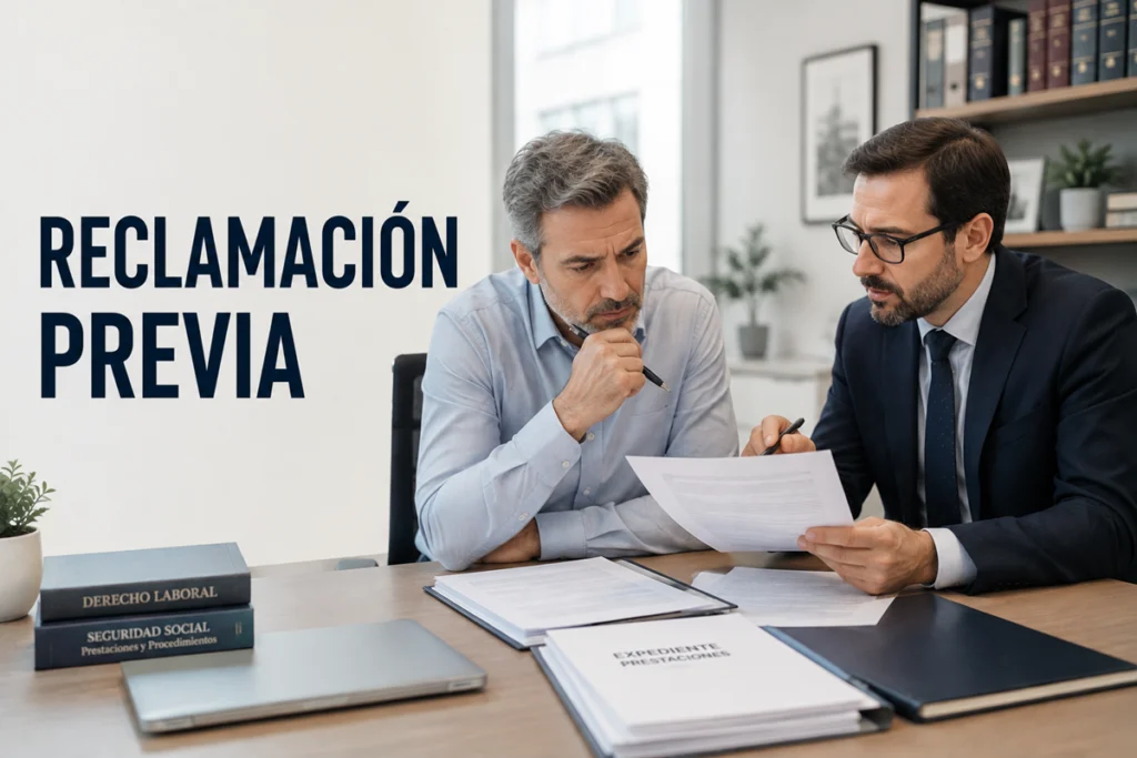 Reclamación previa frente a la Seguridad Social